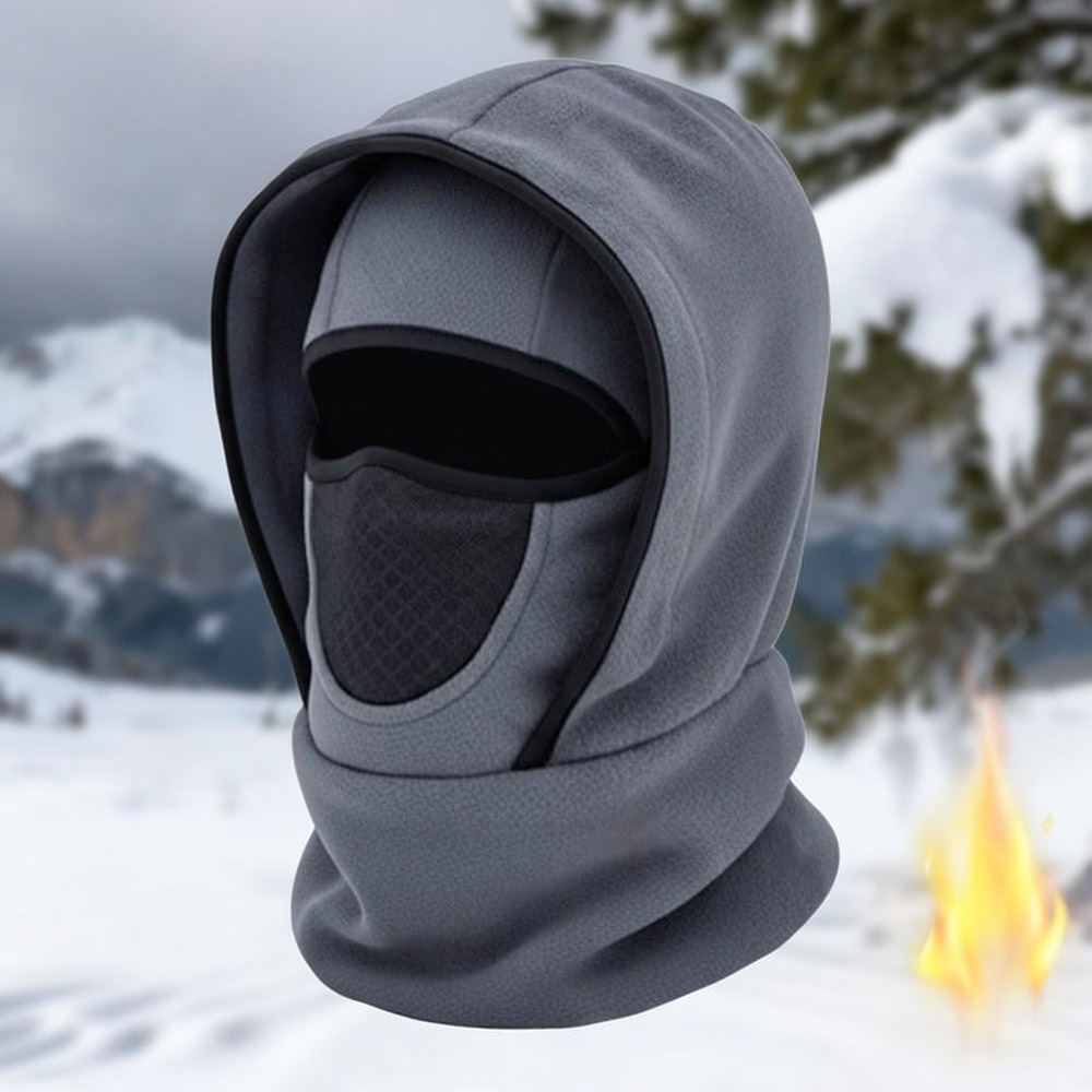 Зимняя термошапка-балаклава с  – обзор и цена Cycling Gear And Equipment